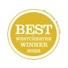 Westchester Magazine Best of Westchester 2020 winner badge
